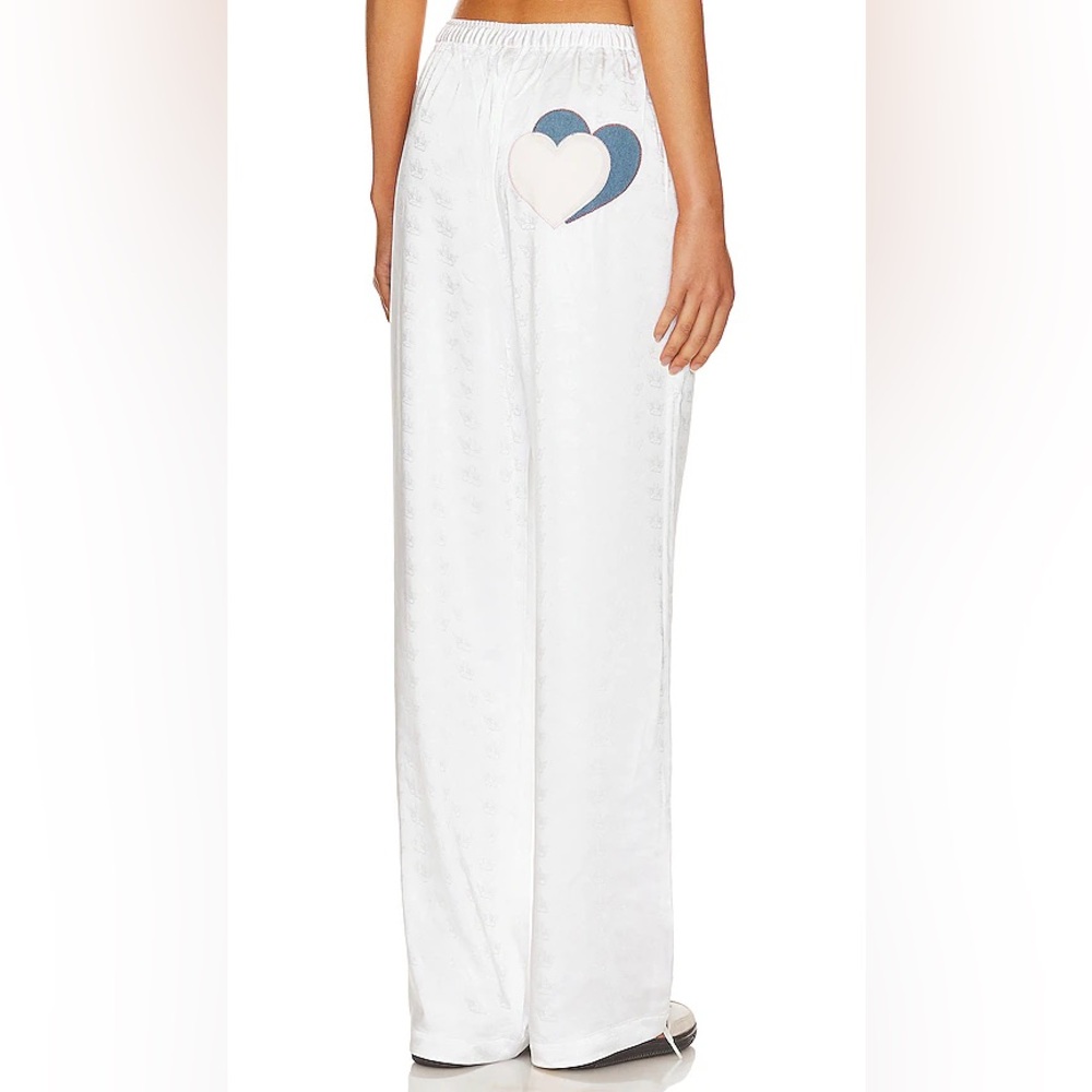 NWOT - Boys Lie - Bridezilla White Satin Pajama Pants - Size L
